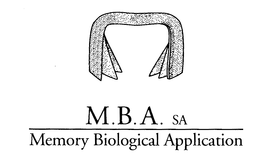 M.B. A. SA MEMORY BIOLOGICAL APPLICATION trademark