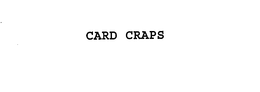 CARD CRAPS trademark
