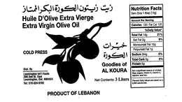 HUILE D'OIVE EXTRA VIERGE EXTRA VIRGIN OIL trademark