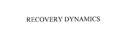 RECOVERY DYNAMICS trademark