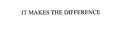 IT MAKES THE DIFFERENCE trademark