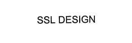 SSL DESIGN trademark