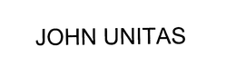 JOHN UNITAS trademark