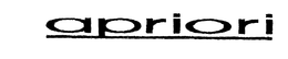 APRIORI trademark