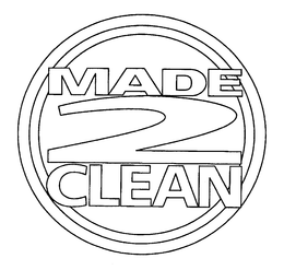 MADE 2 CLEAN trademark