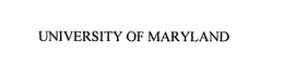 UNIVERSITY OF MARYLAND trademark