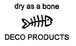 DRY AS A BONE DECO PRODUCTS trademark