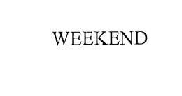 WEEKEND trademark