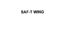 SAF-T WING trademark