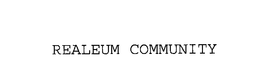 REALEUM COMMUNITY trademark