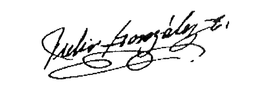 JULIO GONZALEZ E trademark