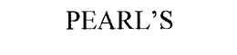 PEARL'S trademark