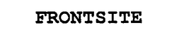 FRONTSITE trademark