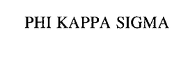 PHI KAPPA SIGMA trademark