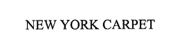 NEW YORK CARPET trademark