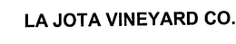 LA JOTA VINEYARD CO. trademark