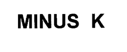 MINUS K trademark