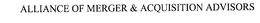 ALLIANCE OF MERGER & ACQUISITION ADVISORS trademark