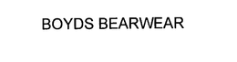 BOYDS BEARWEAR trademark