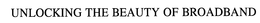UNLOCKING THE BEAUTY OF BROADBAND trademark