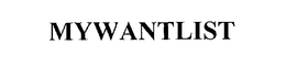 MYWANTLIST trademark