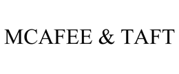MCAFEE & TAFT trademark