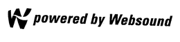 W POWERED BY WEBSOUND trademark