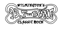WILMINGTON'S 93.7 THE BONE CLASSIC ROCK trademark