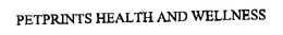 PETPRINTS HEALTH AND WELLNESS trademark
