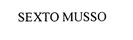 SEXTO MUSSO trademark