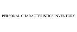 PERSONAL CHARACTERISTICS INVENTORY trademark