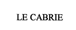 LE CABRIE trademark