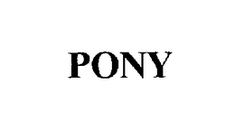 PONY trademark