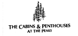 THE CABINS & PENTHOUSES AT THE PEAKS trademark