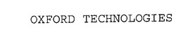 OXFORD TECHNOLOGIES trademark