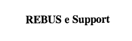 REBUS E SUPPORT trademark