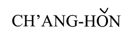 CH'ANG-HON trademark