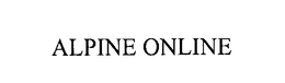 ALPINE ONLINE trademark