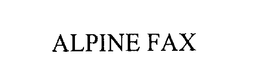 ALPINE FAX trademark
