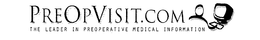 PREOPVISIT.COM THE LEADER IN PERIOPERATIVE MEDICAL INFORMATION trademark