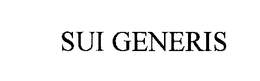 SUI GENERIS trademark