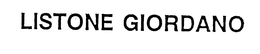 LISTONE GIORDANO trademark