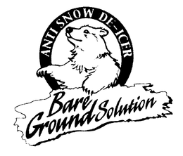 ANTI SNOW DE-ICER BARE GROUND SOLUTION trademark
