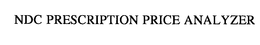 NDC PRESCRIPTION PRICE ANALYZER trademark