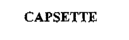 CAPSETTE trademark