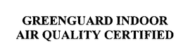 GREENGUARD INDOOR AIR QUALITY CERTIFIED trademark