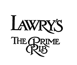 LAWRY'S THE PRIME RIB trademark