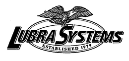 LUBRA SYSTEMS ESTABLISHED 1979 trademark