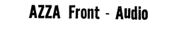 AZZA FRONT-AUDIO trademark