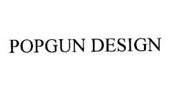 POPGUN DESIGN trademark